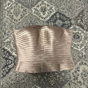 Bill Levkoff pleated corset top